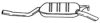 MERCE 1244900915 End Silencer